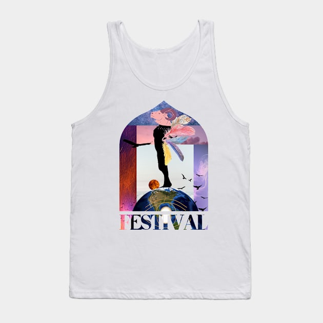 The Festival Love Tank Top by ManifestYDream